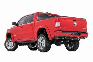 Ram 1500 TRX Power Running Boards - Rough Country - Dual Electric Motor, Crew Cab - '21-'24